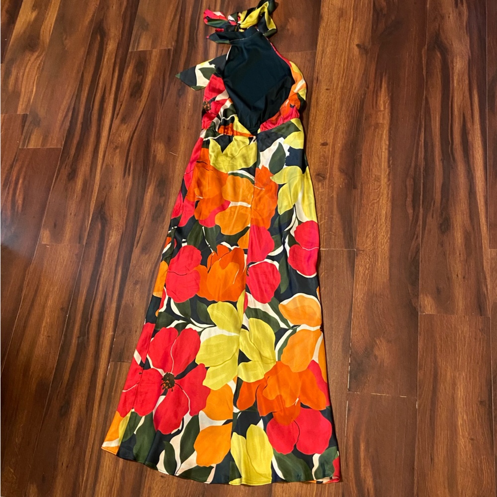 Lulus Admirable Invite Satin Halter Midi Dress - Picture 4 of 6